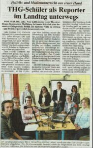 Read more about the article THG-Schüler im Landtag