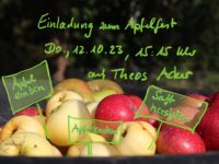 Einladung zum Apfelfest