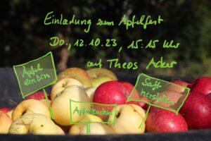 Read more about the article Einladung zum Apfelfest