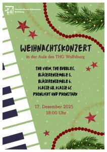 Mehr über den Artikel erfahren Einladung zum Weihnachtskonzert: Mi., 17.12., 18 Uhr